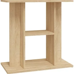 vidaXL akvariebord 60x30x60 cm konstrueret træ sonoma-eg