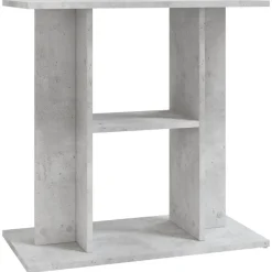 vidaXL akvariestativ betongrå 60x30x60 cm konstrueret træ