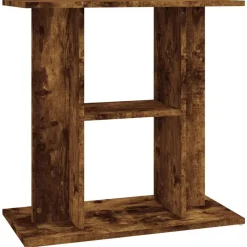 vidaXL akvariestativ røget eg 60x30x60 cm konstrueret træ
