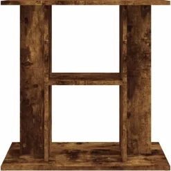 vidaXL akvariestativ røget eg 60x30x60 cm konstrueret træ