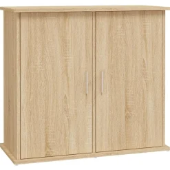 vidaXL akvariestativ Sonoma eg 81x36x73 cm konstrueret træ