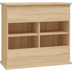 vidaXL akvariestativ Sonoma eg 81x36x73 cm konstrueret træ