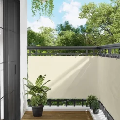 vidaXL Altan Skærm Creme 100 x 300 cm Oxford stof