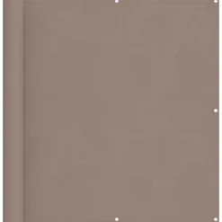 vidaXL Altan Skærm Gråbrun 110 x 500 cm Oxford stof