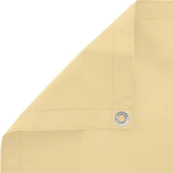 vidaXL Altan Skærm Sandfarvet 100 x 600 cm Oxford stof