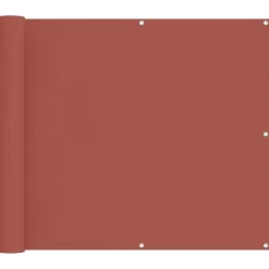 vidaXL Altan Skærm Terrakotta 100 x 600 cm Oxford stof