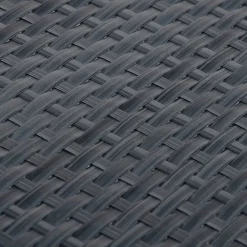 vidaXL altanafskærmning 300x80 cm polyrattan antracitgrå