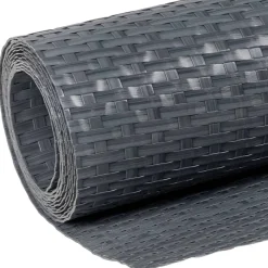 vidaXL altanafskærmning 300x80 cm polyrattan antracitgrå