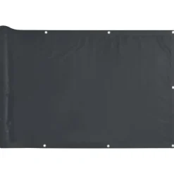vidaXL altanafskærmning 300x75 cm PVC antracitgrå