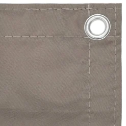 vidaXL altanafskærmning 75x300 cm oxfordstof gråbrun