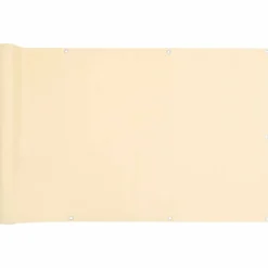 vidaXL altanafskærmning 300x75 cm PVC cremefarvet