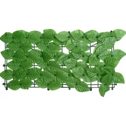 vidaXL altanafskærmning 300x75 cm grønne blade
