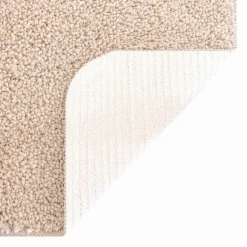 vidaXL Anti-skid badevægs måttesæt 2 pcs Creme PP