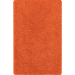 vidaXL Antiskrid Badmåtte Orange 60 x 90 cm PP