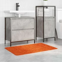 vidaXL Antiskrid Badmåtte Orange 60 x 90 cm PP