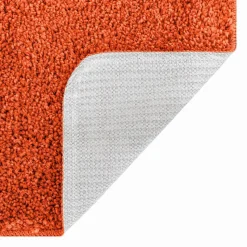 vidaXL Antiskrid Badmåtte Orange 60 x 90 cm PP