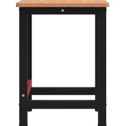 vidaXL arbejdsbænk 100x60x81,5 cm massivt bøgetræ rektangulær
