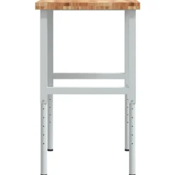 vidaXL arbejdsbænk 100x60x(73-99,5) cm massivt akacietræ rektangulær