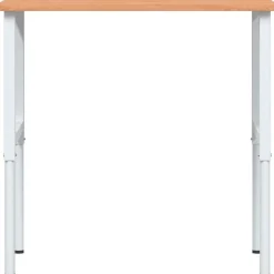vidaXL arbejdsbænk 100x60x(71,5-98) cm massivt bøgetræ rektangulær