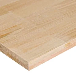vidaXL arbejdsbænk 100x60x81,5 cm massivt egetræ