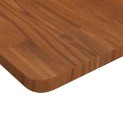 vidaXL arbejdsbænk 100x60x(71,5-98) cm massivt egetræ rektangulær