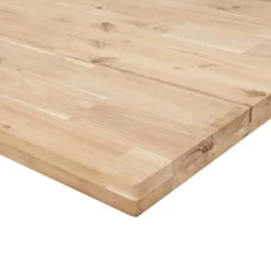 vidaXL arbejdsbænk 80x60x(73-99,5) cm massivt akacietræ rektangulær