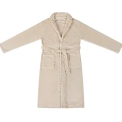 vidaXL Badekåbe uden hætte Beige s Flannel