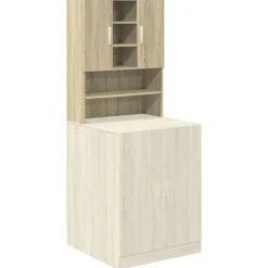 vidaXL badeværelsesskab 70,5x24x90 cm sonoma-eg