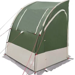 vidaXL Bagklapstelt med tag Grøn 194 x 180 x 210 cm taft