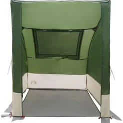 vidaXL Bagklapstelt med tag Grøn 194 x 180 x 210 cm taft