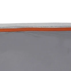 vidaXL Bagklapstelt med tag Grå og orange 194 x 180 x 210 cm taft