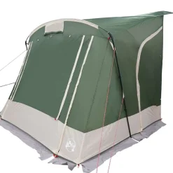 vidaXL Bagklapstelt med tag Grøn 285 x 255 x 245 cm taft