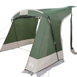 vidaXL Bagklapstelt med tag Grøn 285 x 255 x 245 cm taft