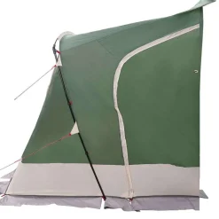 vidaXL Bagklapstelt med tag Grøn 285 x 255 x 245 cm taft