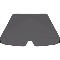 vidaXL baldakin til havegynge 188/168x145/110 cm antracitgrå