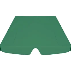 vidaXL baldakin til havegynge 188/168x145/110 cm grøn