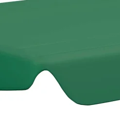 vidaXL baldakin til havegynge 188/168x145/110 cm grøn