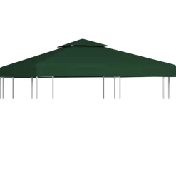 vidaXL baldakin til havepavillon 3x3 m 310 g/m² grøn
