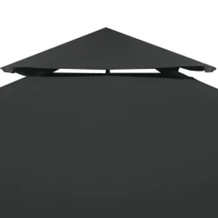 vidaXL baldakin til havepavillon 3x3 m 310 g/m² mørkegrå