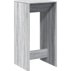 vidaXL barbord 51x50x103,5 cm konstrueret træ grå sonoma-eg