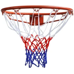 vidaXL basketballkurvesæt med ring og net 45 cm orange