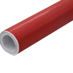 vidaXL bilfolie 100x150 cm 4D rød