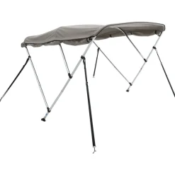 vidaXL biminitop med 3 buer og sidevægge 183x(137-152)x137 cm