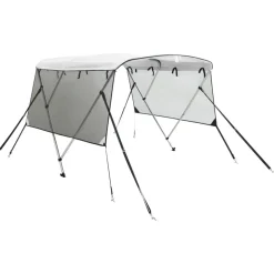 vidaXL biminitop med 3 buer og sidevægge 183x(137-152)x137 cm