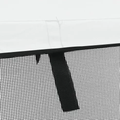 vidaXL biminitop med 3 buer og sidevægge 183x(137-152)x137 cm
