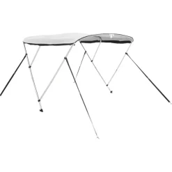 vidaXL biminitop med 3 buer og sidevægge 183x(137-152)x137 cm