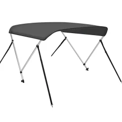 vidaXL biminitop med 2 buer 150x120x110 cm antracitgrå