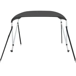 vidaXL biminitop med 2 buer 150x120x110 cm antracitgrå