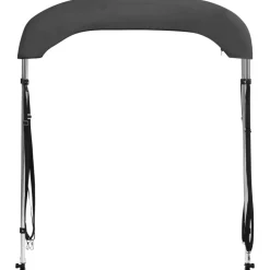 vidaXL biminitop med 2 buer 150x120x110 cm antracitgrå