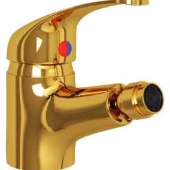 vidaXL blandingsbatteri til bidet 13x12 cm gylden